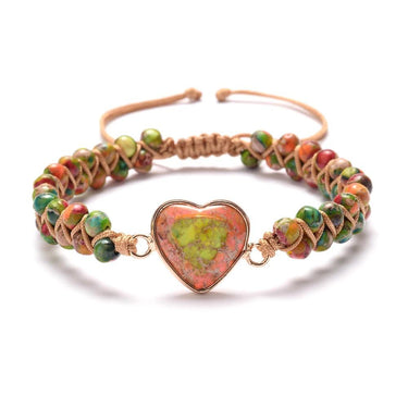 The Colors of Sunset Regalite Jasper Bracelet-Your Soul Place